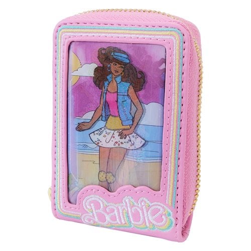 Loungefly Barbie 65th Anniversary Doll Box Triple Lenticular Accordion Wallet