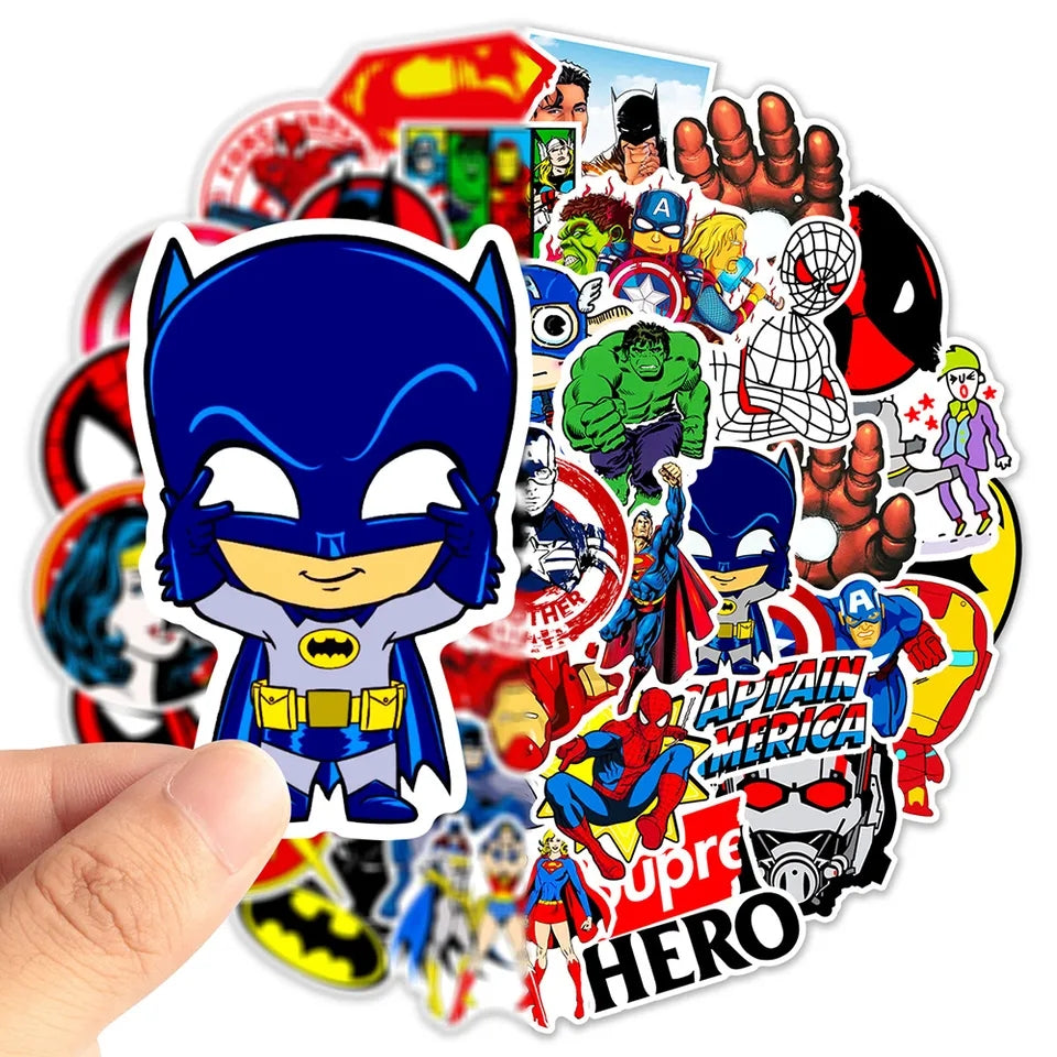 Superhero stickers