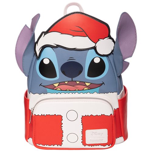 Lilo & Stitch Holiday Santa Stitch Mini-Backpack - Entertainment Earth Exclusive