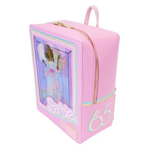 Loungefly Barbie 65th Anniversary Doll Box Triple Lenticular Mini-Backpack