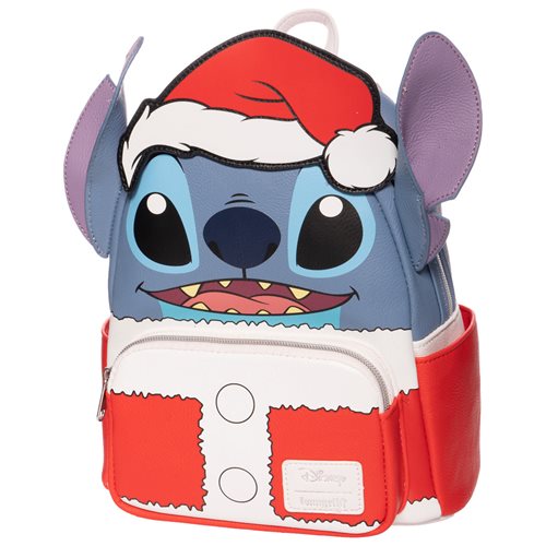 Lilo & Stitch Holiday Santa Stitch Mini-Backpack - Entertainment Earth Exclusive