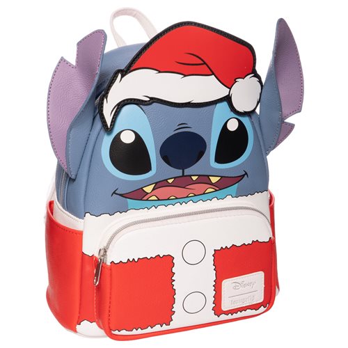 Lilo & Stitch Holiday Santa Stitch Mini-Backpack - Entertainment Earth Exclusive