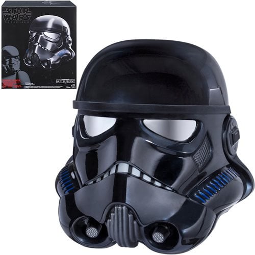 Star Wars The Black Series Shadow Trooper Electronic Voice-Changer Helmet Prop Replica - Exclusive