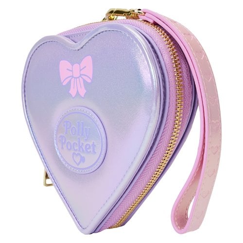 Loungefly Polly Pocket Heart Compact Zip-Around Wallet