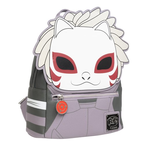 Naruto: Shippuden Pop! by Loungefly Kakashi Hatake Anbu Mask Mini-Backpack - Entertainment Earth Exclusive