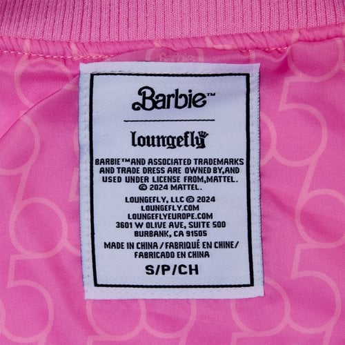 Loungefly Barbie 65th Anniversary Bomber Jacket