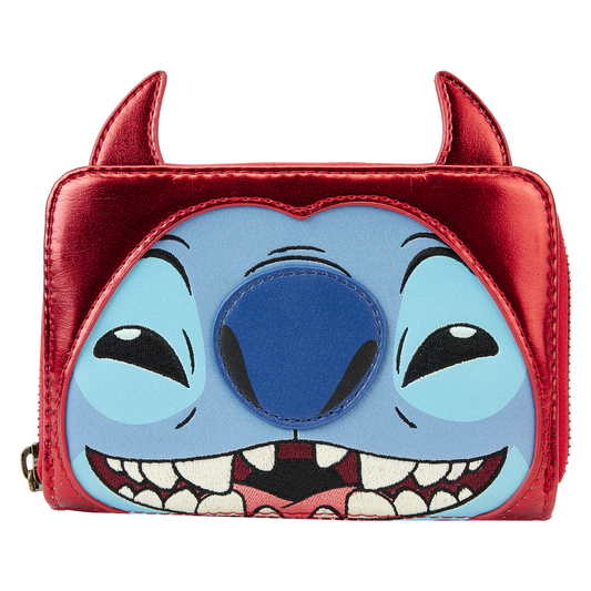 Loungefly Stitch Devil Cosplay Zip-Around Wallet
