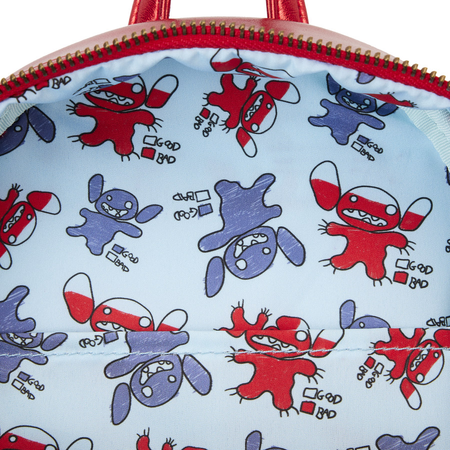 Loungefly Devil Stitch Mini Backpack