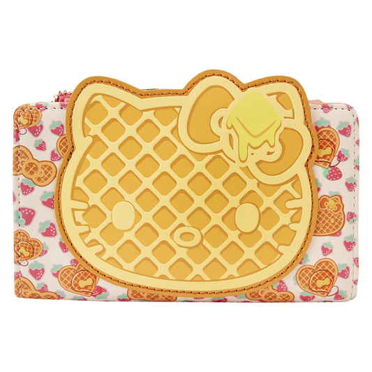 Hello Kitty Breakfast Waffle Flap Wallet