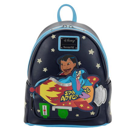 Loungefly Lilo & Stitch Space Adventure Glow in the Dark Mini Backpack