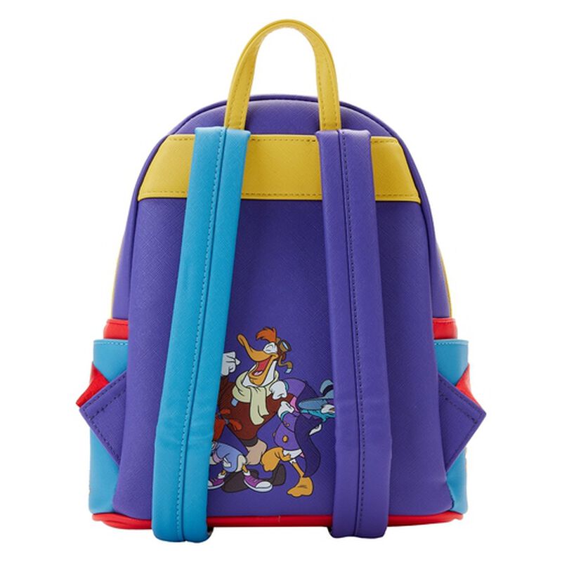 Loungefly Exclusive - Disney Afternoon Cartoons Color Block Mini Backpack and Zip Around Wallet