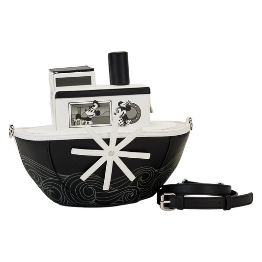 Loungefly Stitch Shoppe Exclusive Steamboat Willie Figural Crossbody Bag