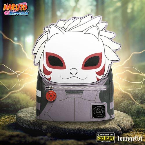 Naruto: Shippuden Pop! by Loungefly Kakashi Hatake Anbu Mask Mini-Backpack - Entertainment Earth Exclusive