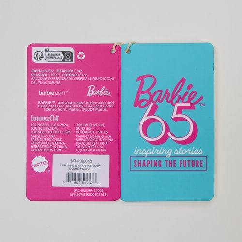 Loungefly Barbie 65th Anniversary Bomber Jacket