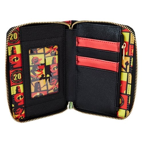 Loungefly The Incredibles 20th Anniversary Cosplay Zip-Around Wallet