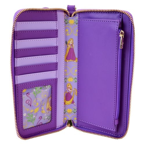 Loungefly Tangled Princess Rapunzel Lenticular Wristlet Wallet