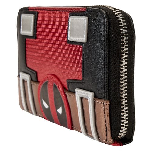 Loungefly Deadpool Metallic Collection Cosplay Zip-Around Wallet