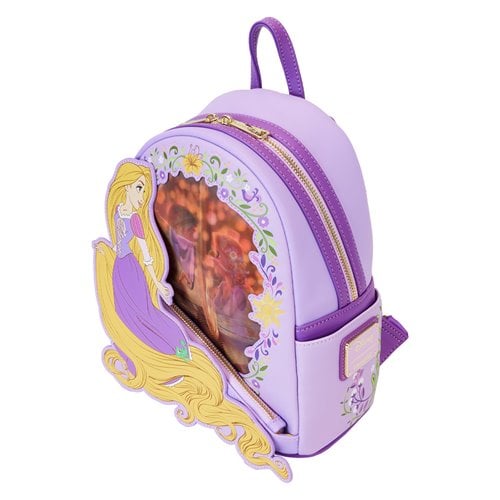 Loungefly Tangled Princess Rapunzel Lenticular Mini-Backpack