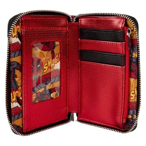 Loungefly Deadpool Metallic Collection Cosplay Zip-Around Wallet