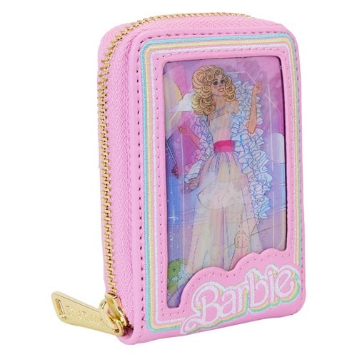 Loungefly Barbie 65th Anniversary Doll Box Triple Lenticular Accordion Wallet