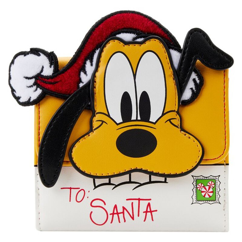 Loungefly Pluto Santa Letter Zip Around Wallet