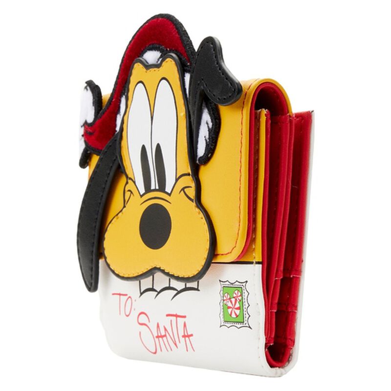 Loungefly Pluto Santa Letter Zip Around Wallet