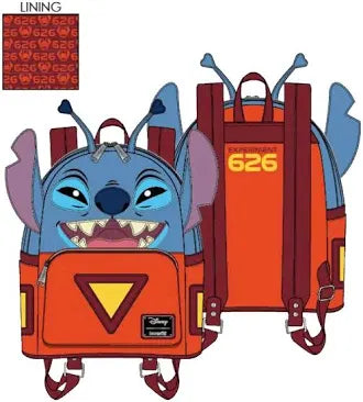 Loungefly Lilo and Stitch Experiment 626 Mini Backpack