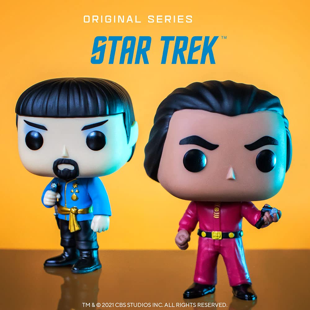 Funko Pop! Star Trek Bundle (Kirk Mirror, Spock Mirror, Sulu Mirror, Khan TOS)