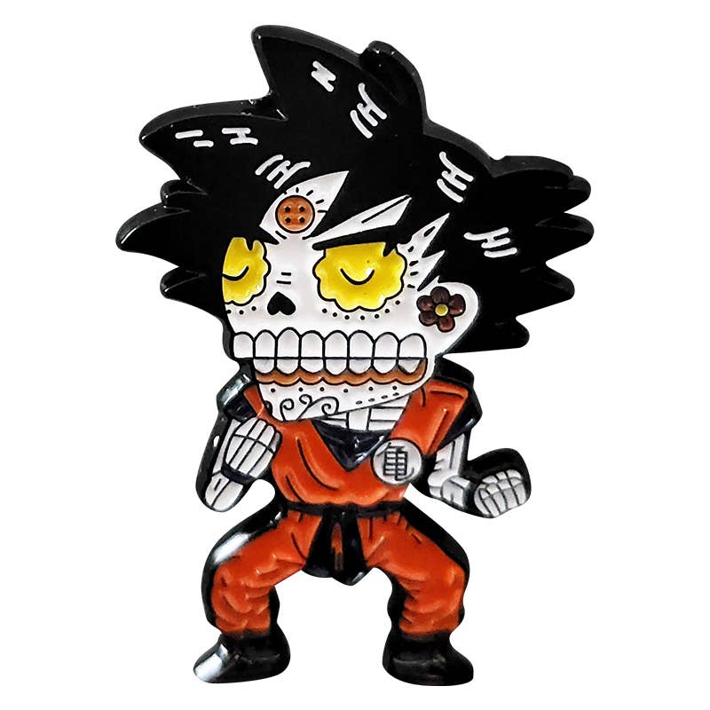 Day of the Dead Goku Enamel Pin